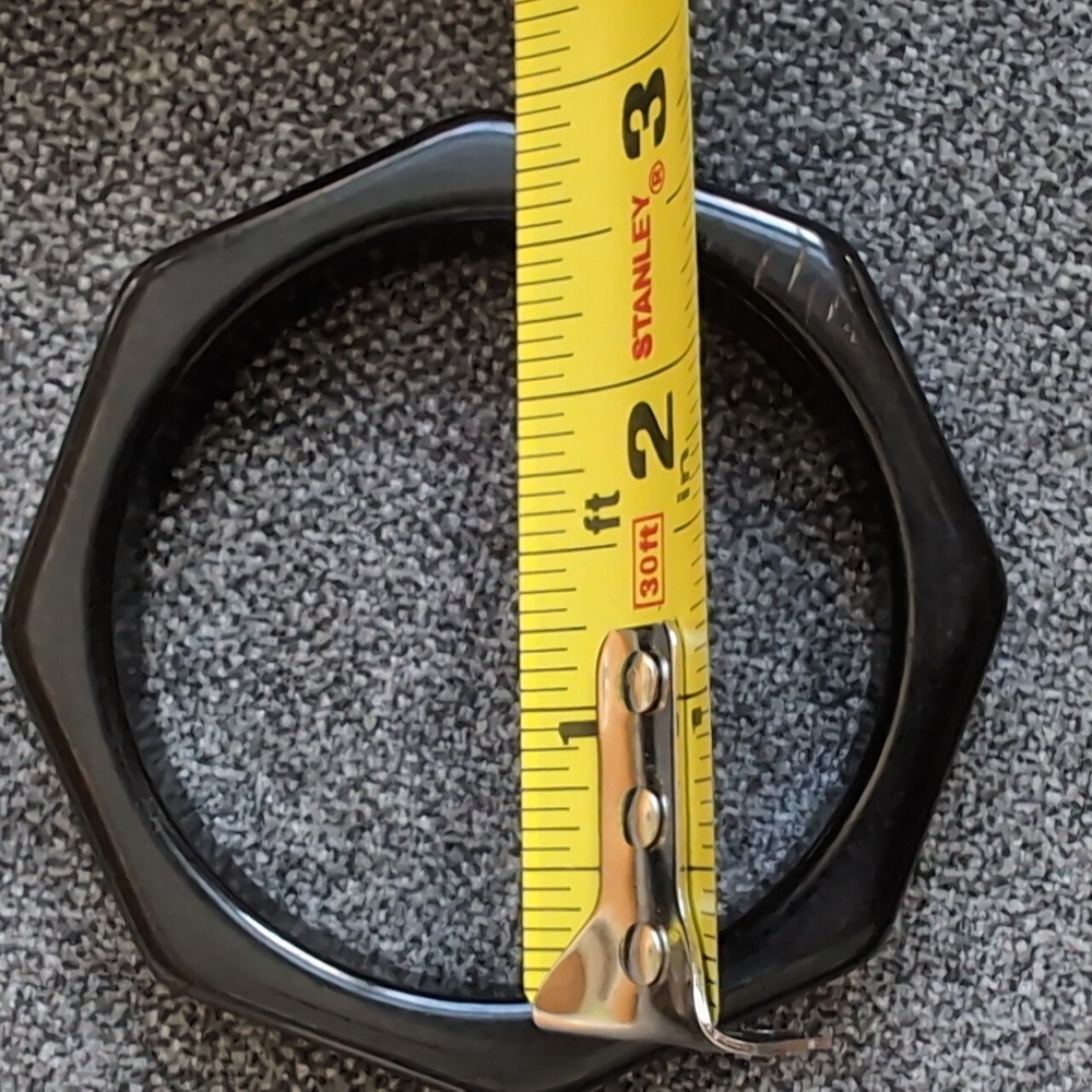 Pair Bakelite Bangle Bracelets Octagonal (Tested,… - image 8